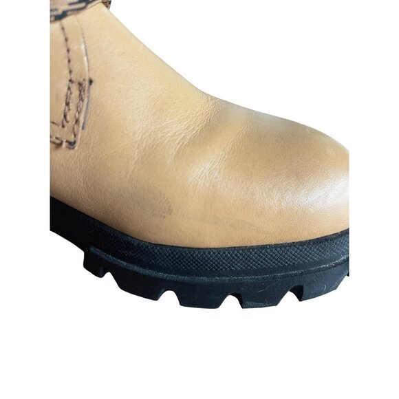 Franco Sarto Robbie Womens Leather Lace Up Ankle Combat Boots Size 7.5 - Picture 3 of 13